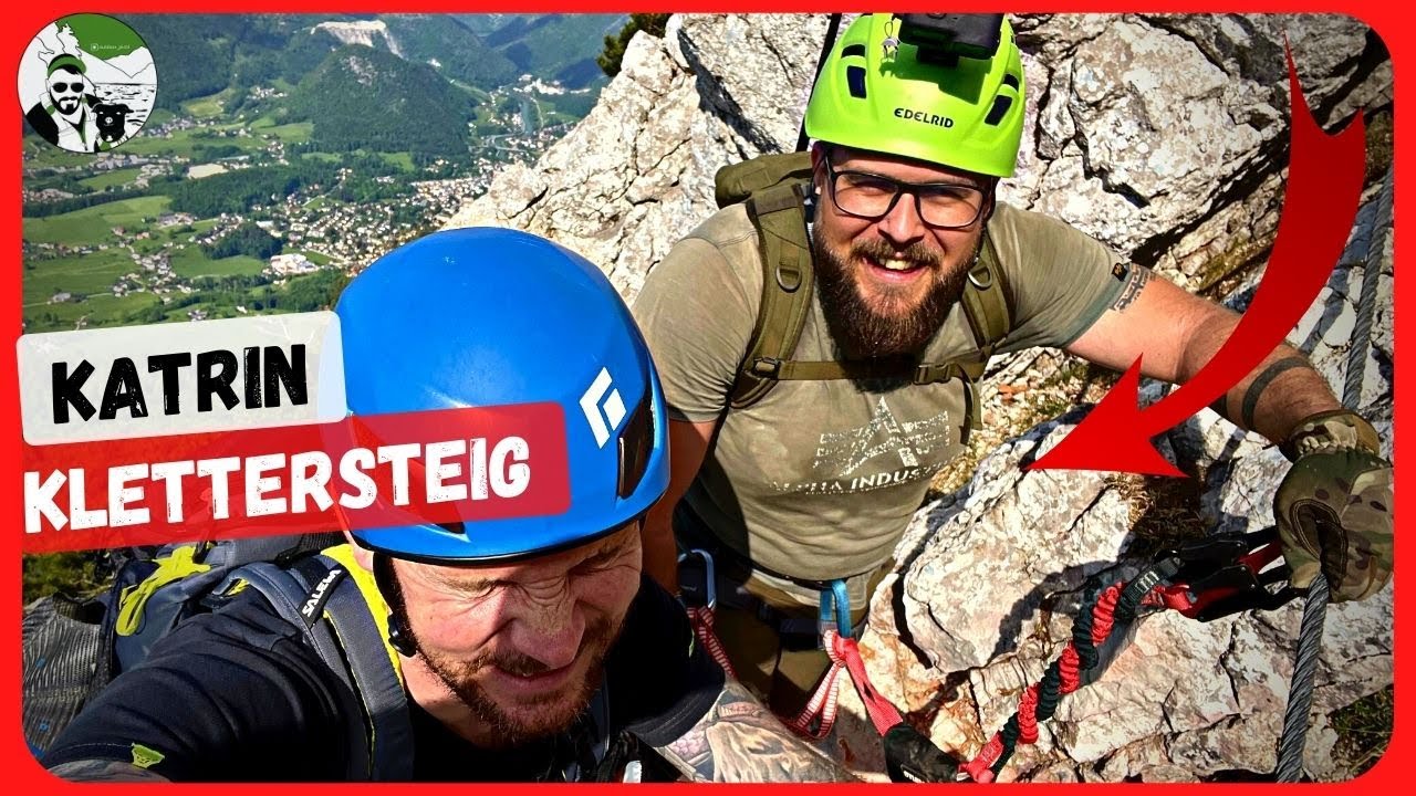 Panorama Klettersteig Katrin Bad-Ischl ⛰ || ⚠️ Steinschlag und Notabstieg ⚠️