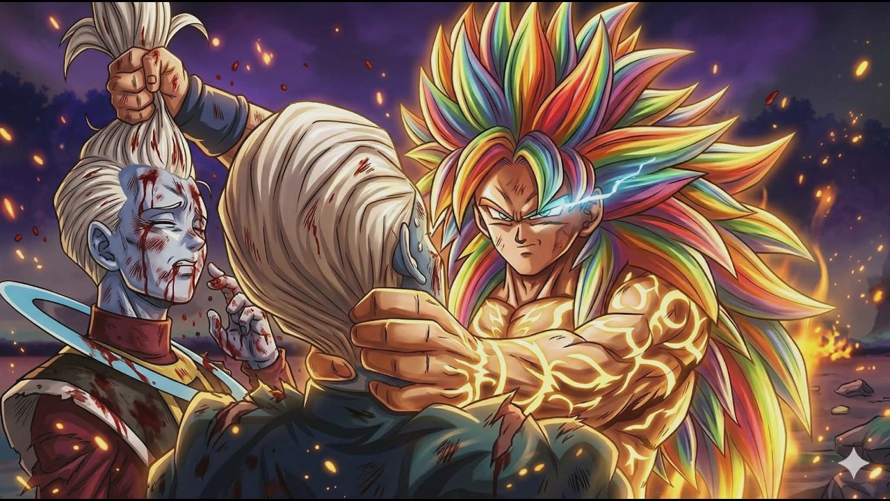 Goku commet un massacre contre les anges… Goku et Gohan deviennent quelque chose de terrifiant