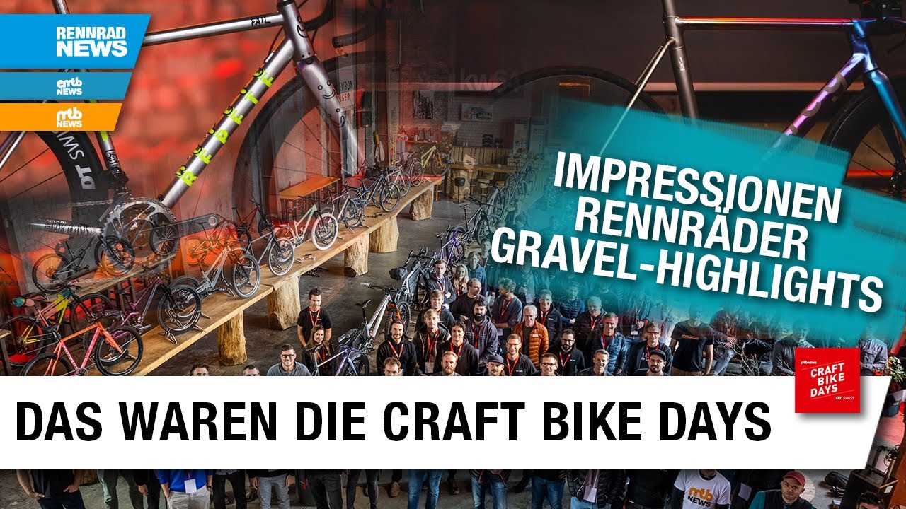 13 Mega Road- & Gravel-Bikes von den Craft Bike Days