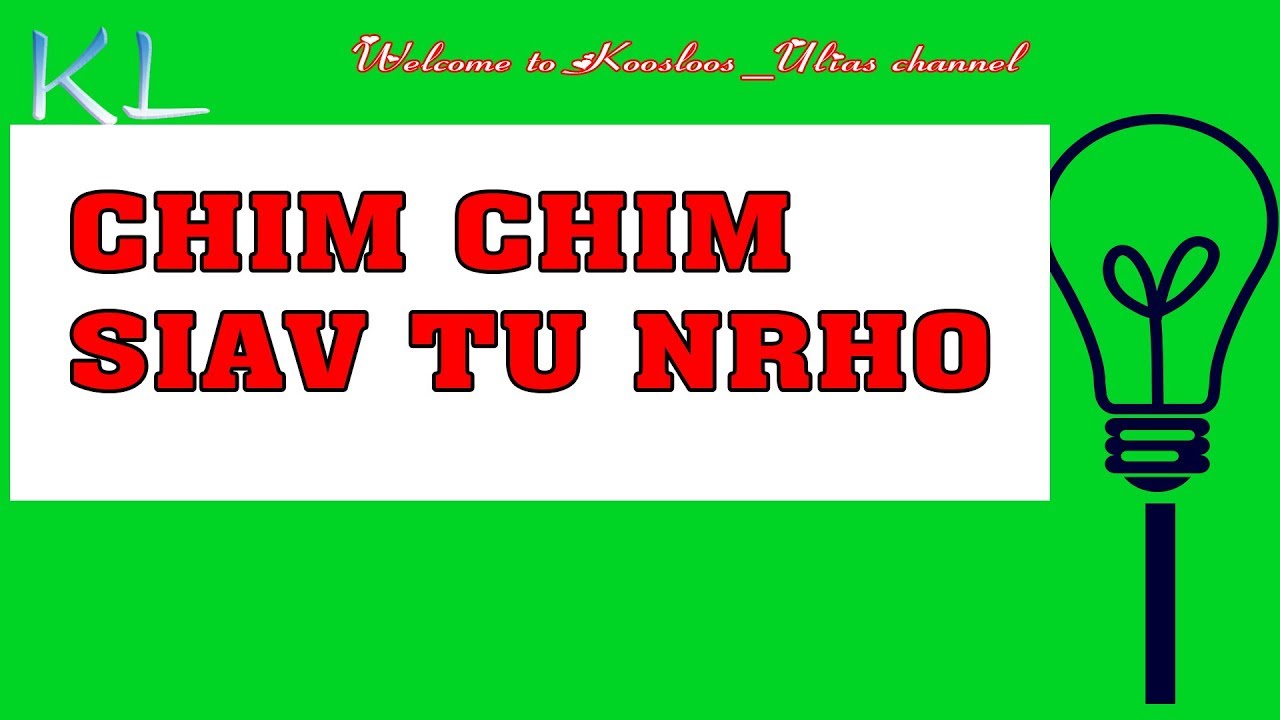 Chim chim siav tu nrho DAB 8/20/2019
