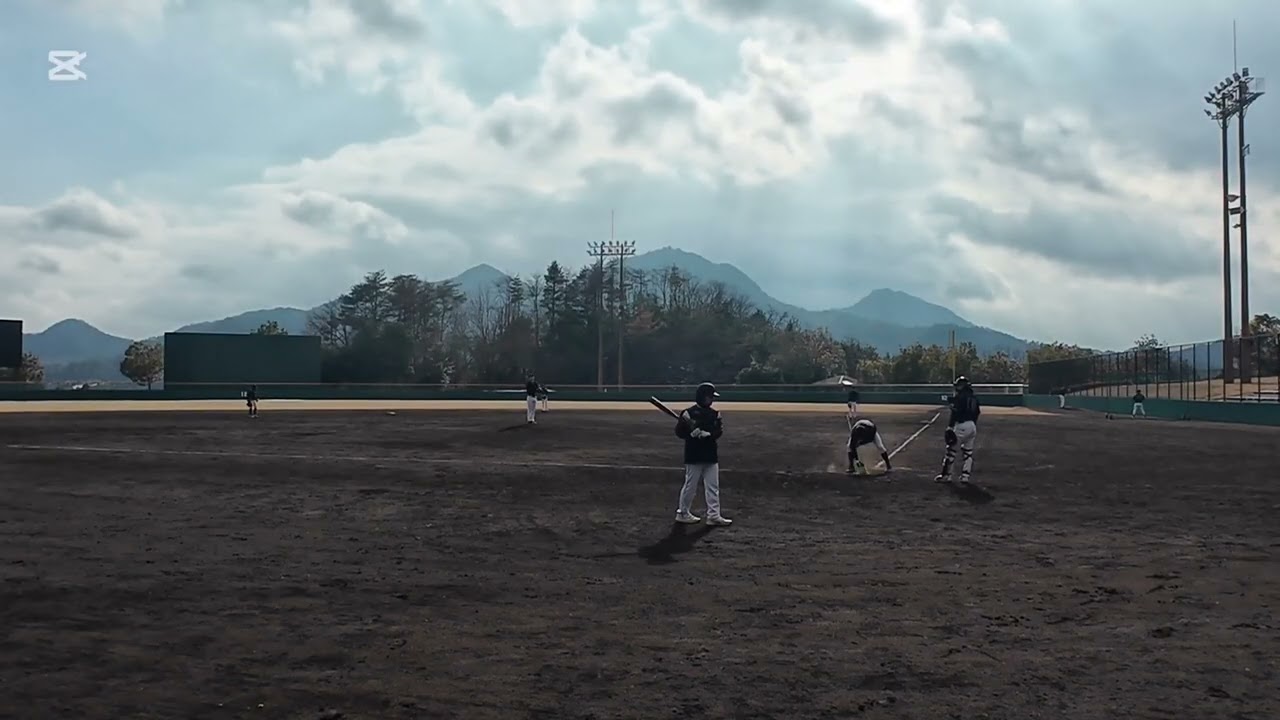 2026/2/1佐伯総合　紅白戦（後ろから）途中から打撃練習