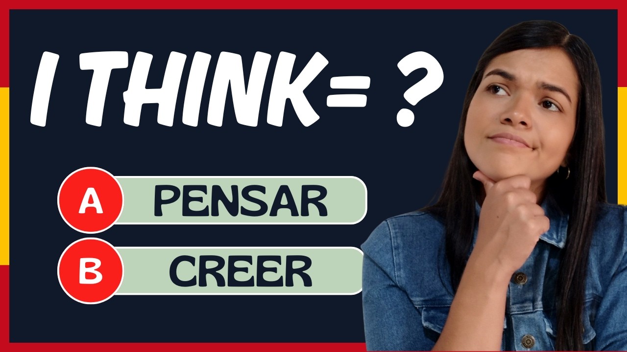I Think in Spanish: When to use PIENSO and When to use CREO💡