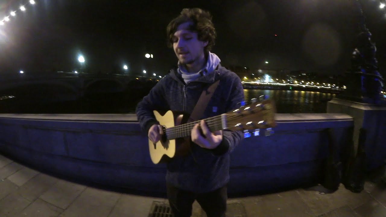 Dennis Werth - One Day (Live Acoustic at night in London, UK) 2015