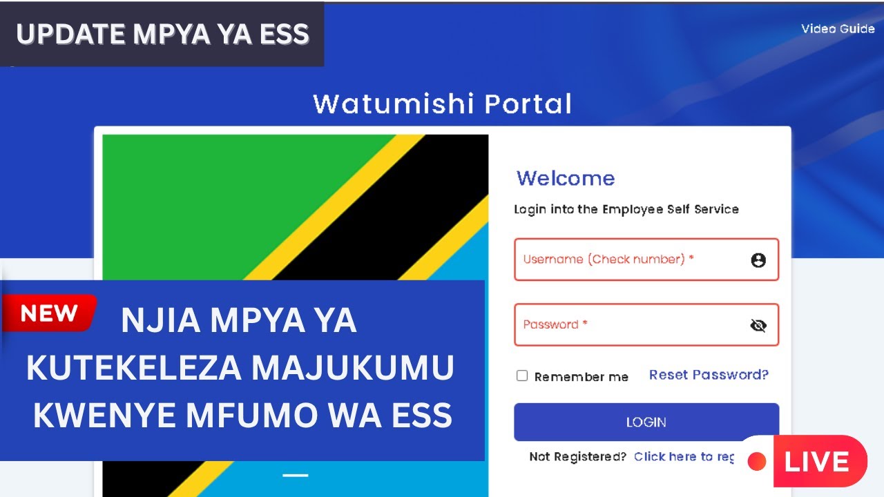 Njia Mpya ya Kufanya Utekelezaji Wa majukumu (Implementation) kwenye mfumo wa ESS PEPMIS