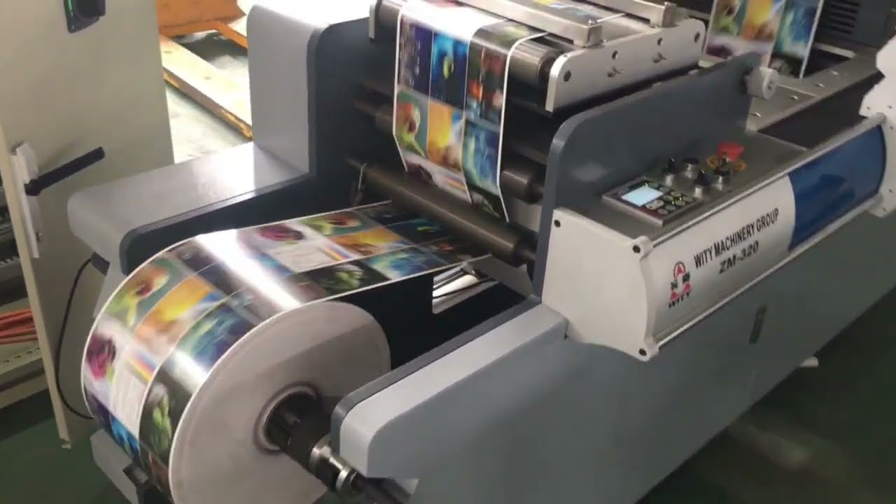 ZM320 IML Label Rotary /Semi Rotary Die Cutting Machine