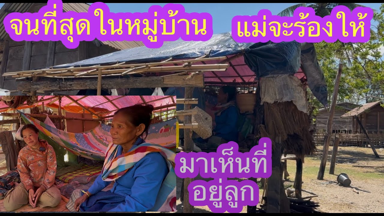 แม่มาเห็นลูกแทบจะร้องให้ จนที่สุดในหมู่บ้าน✌️🙏🏻🇱🇦❤️🇹🇭#บ่าวลาวพาเพลิน#10/3/26
