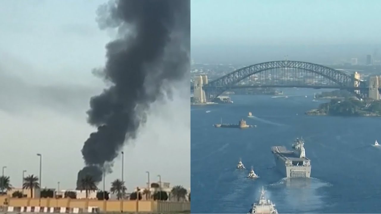 Iran strikes Australian airbase as Gulf attacks escalate