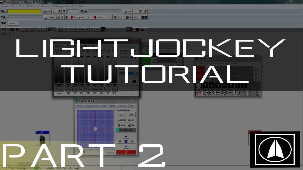 Martin Lightjockey Tutorial Part 2 (Cues and Master Intensity)