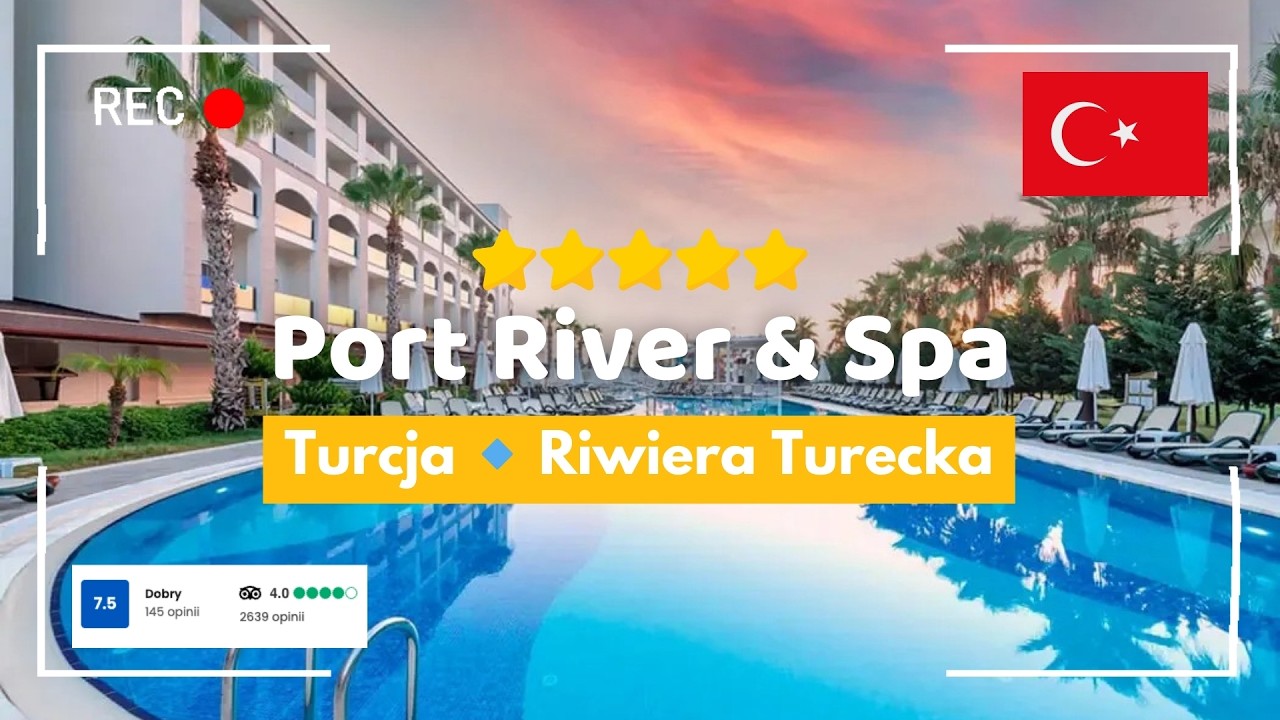 🇹🇷 Port River & Spa 5* &ndash; rodziny, aquapark i plaża w Side #wakacje #turcja