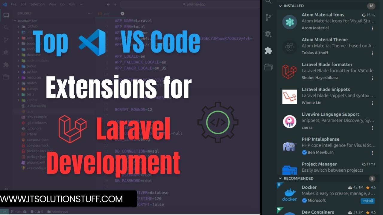 Top VS Code Extensions for Laravel Development