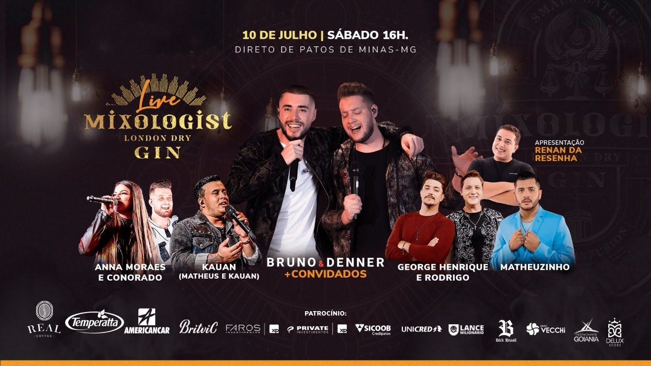 Live Mixologist - Bruno e Denner + convidados