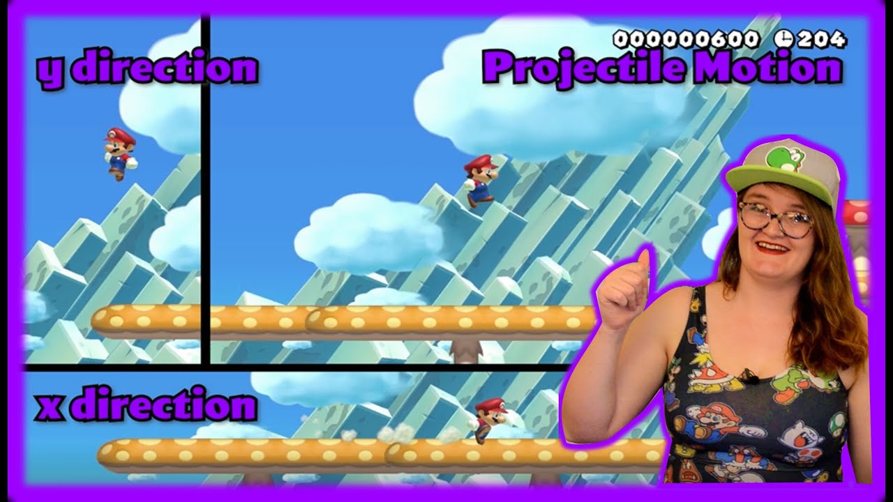 Can Mario Teach Projectile Motion?