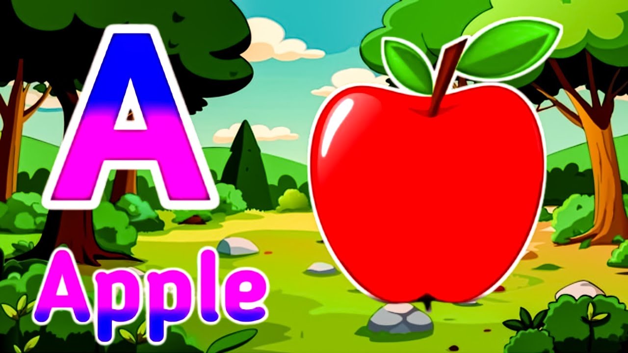Phonics Song 2 with TWO Words in 3D - A For Airplane - ABC Alphabet Songs & Sounds  016