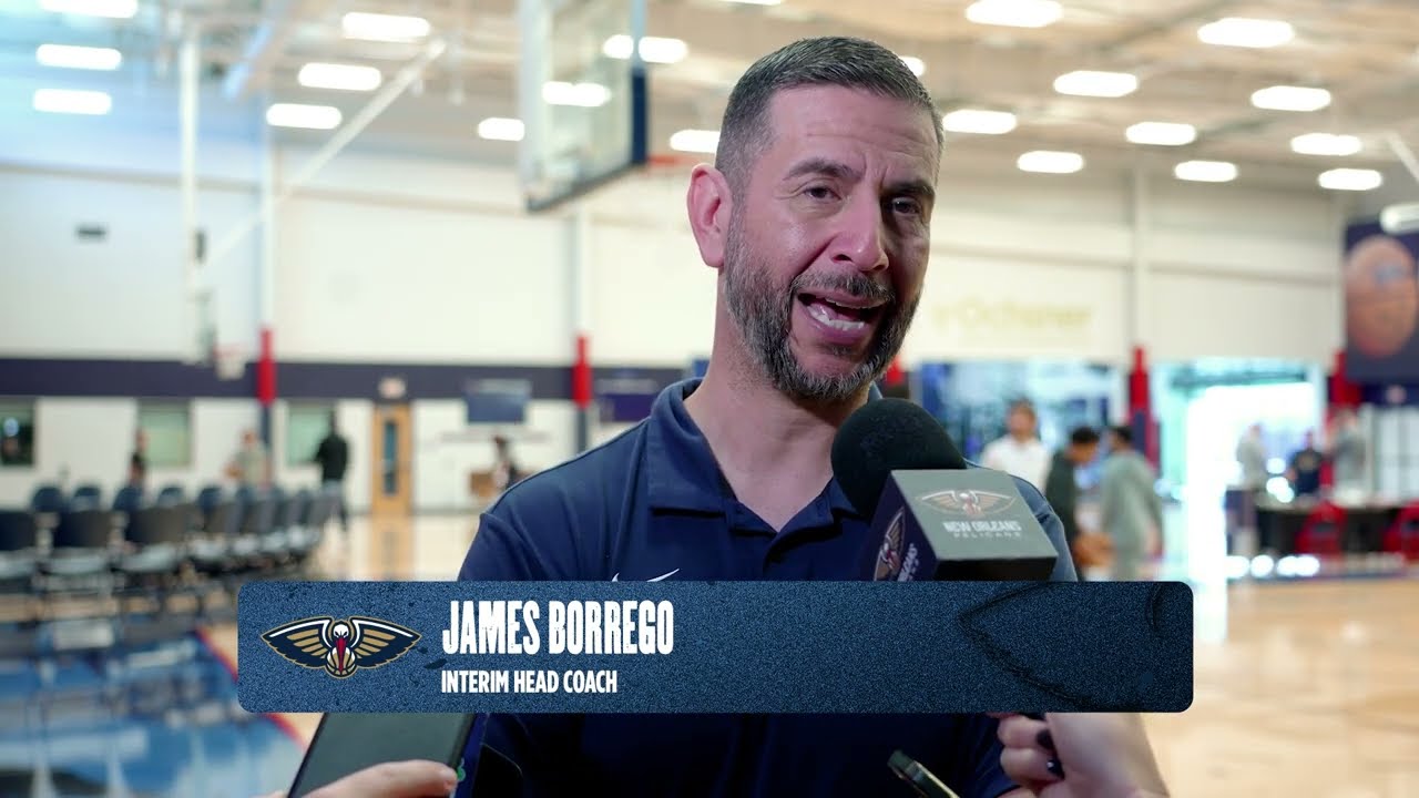 James Borrego on Dejounte Murray's return | Pelicans Practice 2/19/26