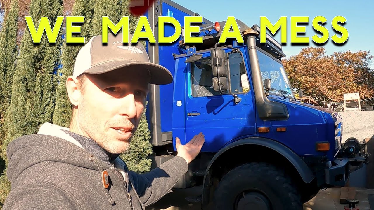 Unimog maintenance- Replacing hub seals and brake pads on a beautiful Unimog U3000 expedition truck