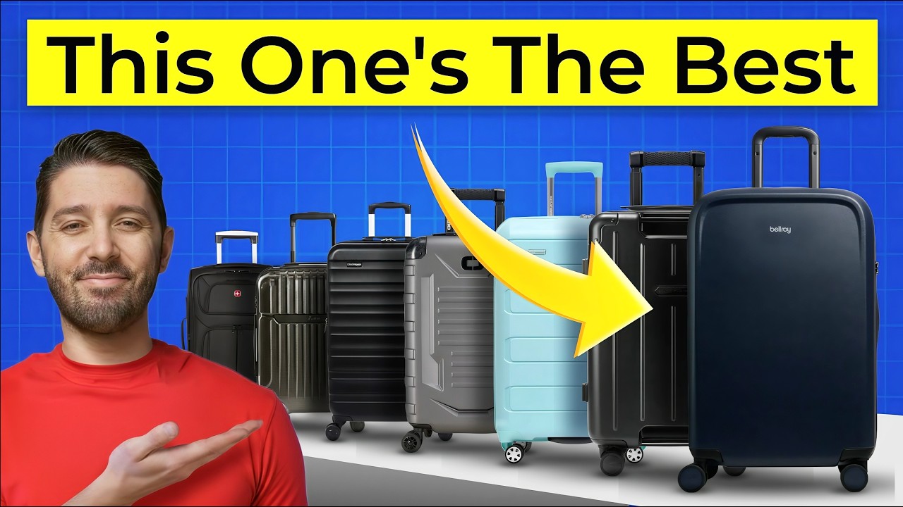 7 PERFECT Suitcases for 2026 (Summer Travel Guide)