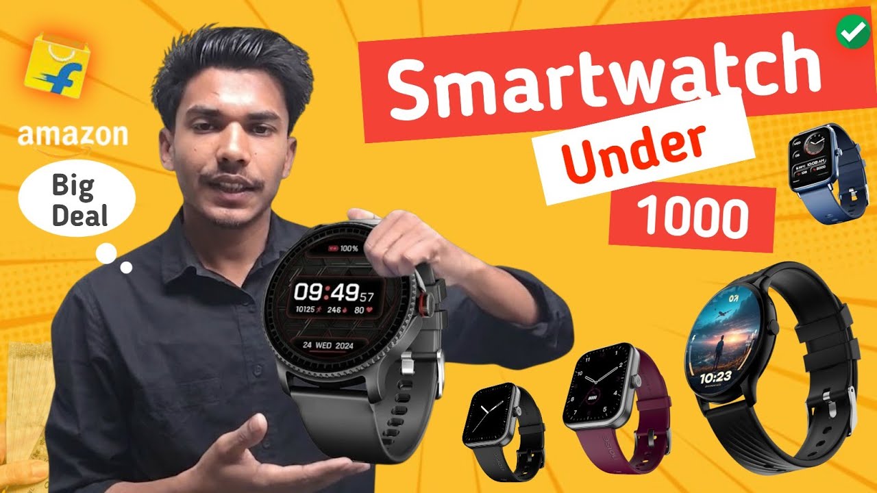 Latest 2026🔥Top 5 ✅ Best Smartwatch Under 1000 rupees | Smart watch Under 1000 rupees