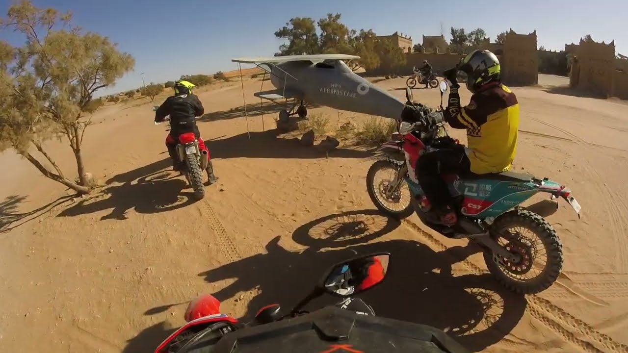 Marruecos Off con Kove 450 Rally + Opinión Honda CRF 300 L en arena. Etapa 4.  Vuelta al Erg Chebbi.