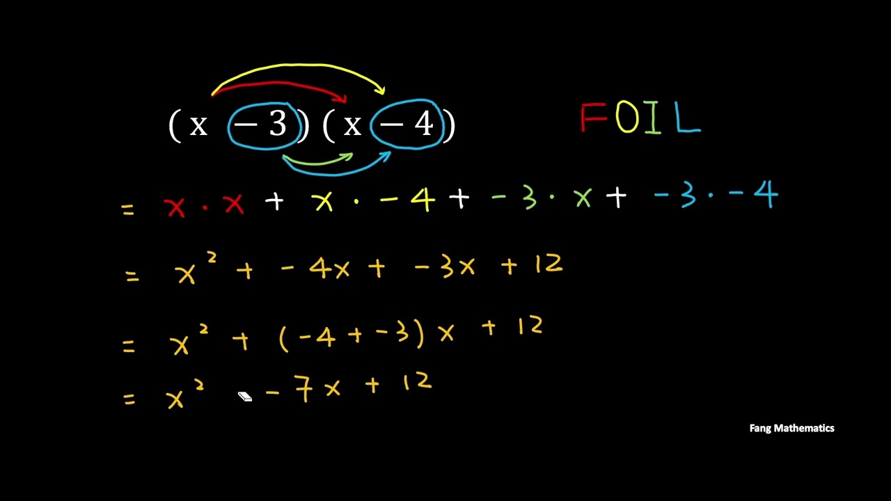 Multiplying Binomials ( Part 2 ): FOIL Method Explained Simply | in 5 mins | Fang Mathematics
