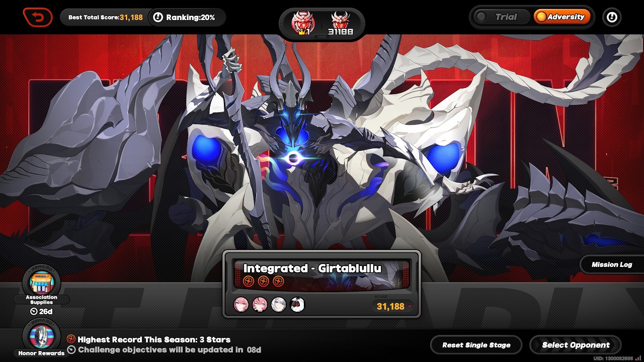 M0P1 ONLY! Deadly Assault Adversity Girtablullu 31188