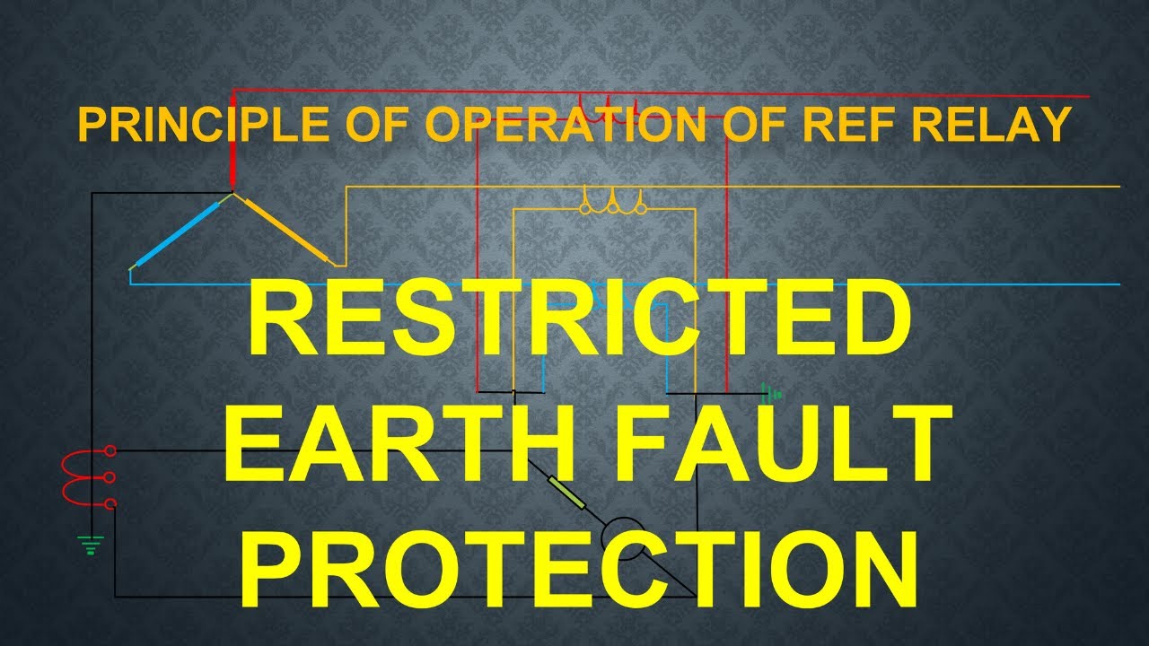 WORKING PRINCIPLE OF RESTRICTED EARTH FAULT PROTECTION/REF PROTECTION OF TRANSFORMER- EXPLANATION