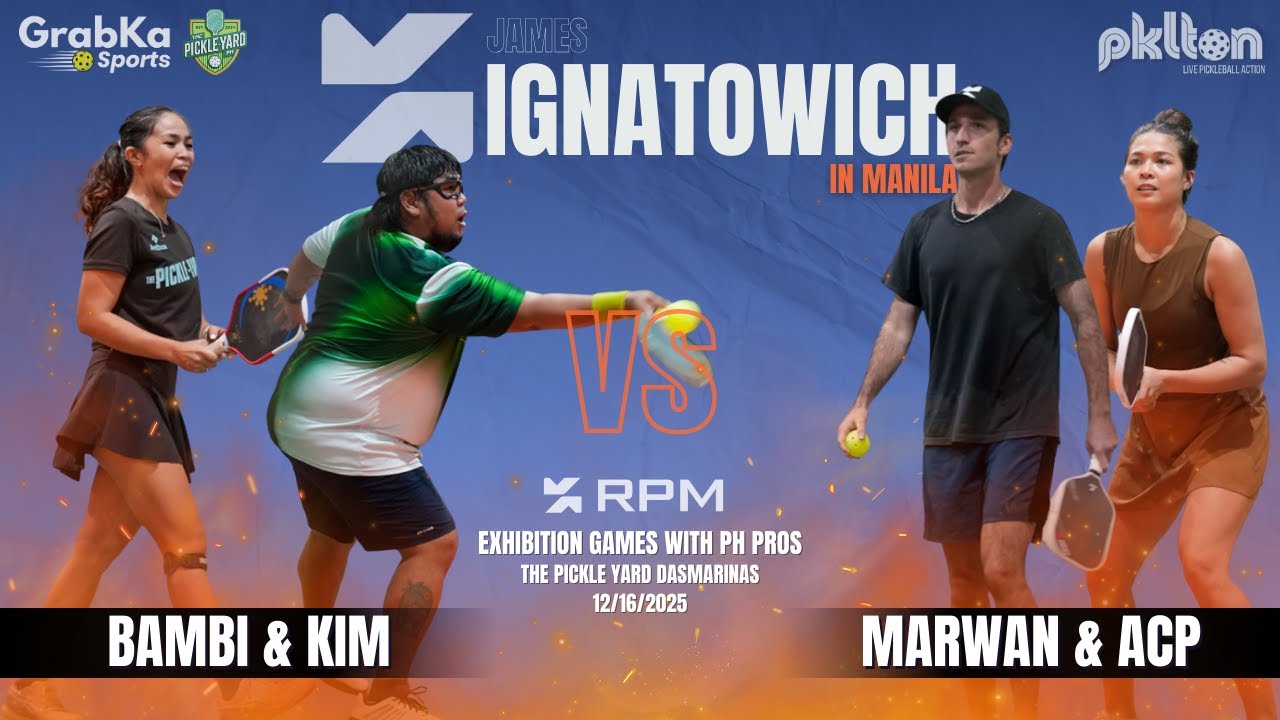Bambi & Kim vs Marwan & ACP | James Ignatowich in Manila | Exhibition Games w/ PH Pros | Full Match