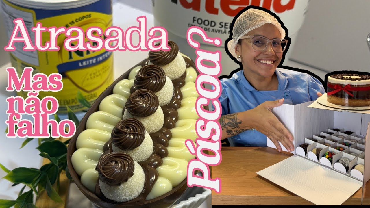 Muita coxinha saindo - Delivery bombando - Bolos e doces - OVO DE COLHER PÁSCOA 2026