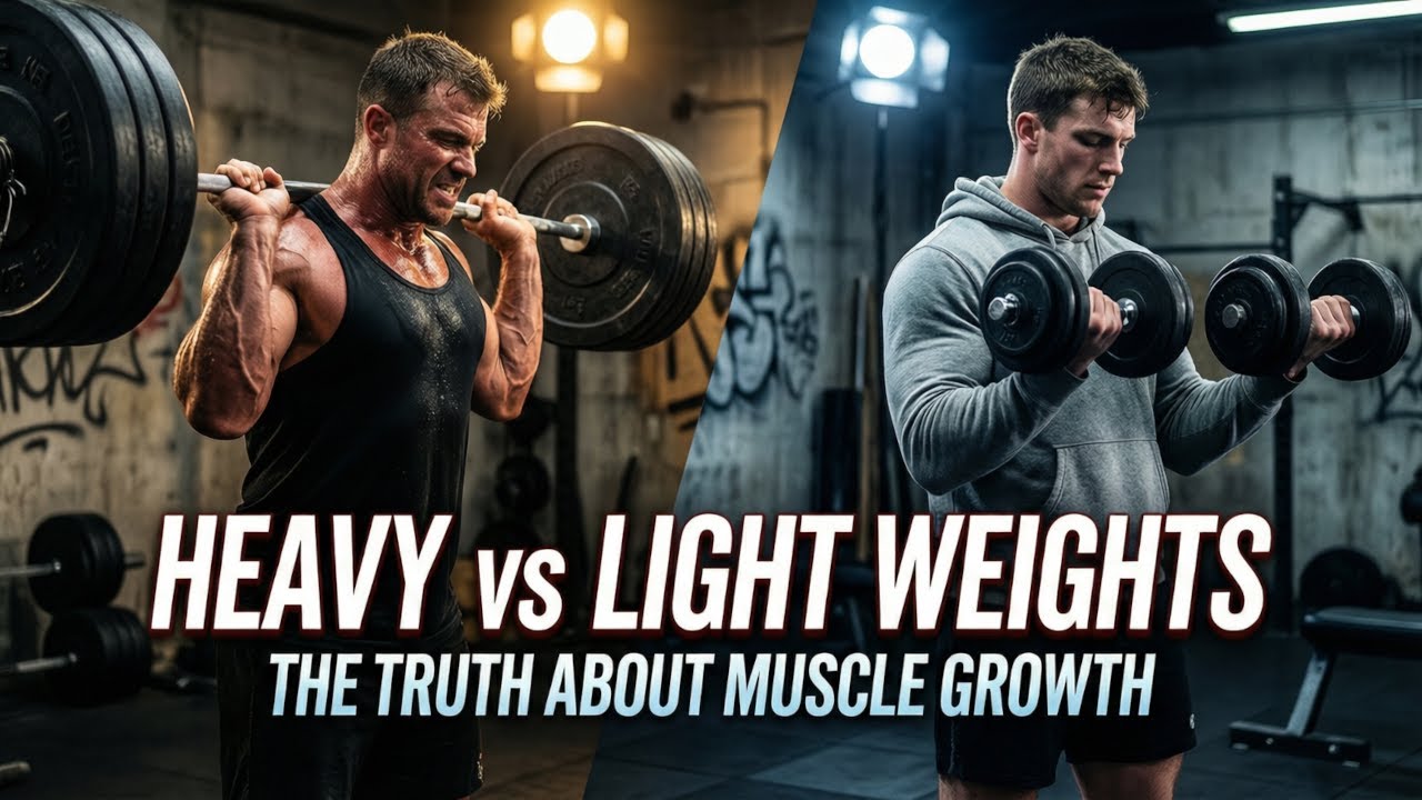 Heavy vs Light Weights: The Truth About Muscle Growth (Science Revealed)