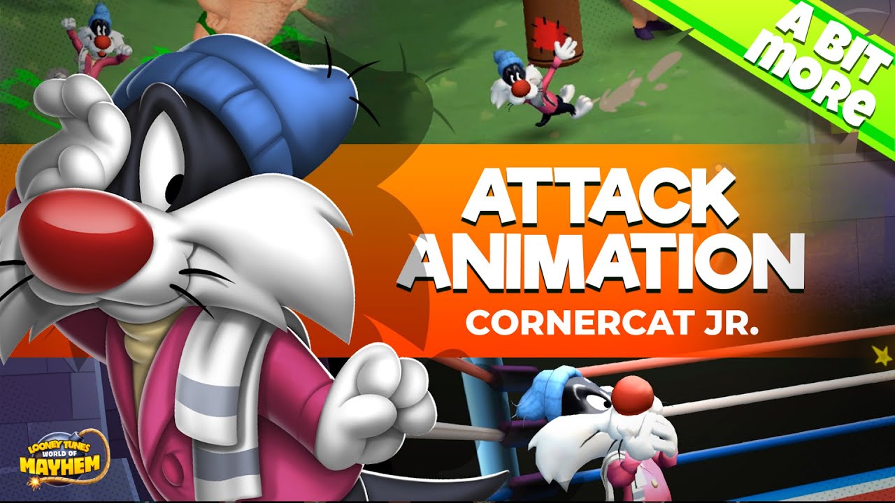 ATTACK ANIMATION I Cornercat Sylvester Jr | Looney Tunes World of Mayhem