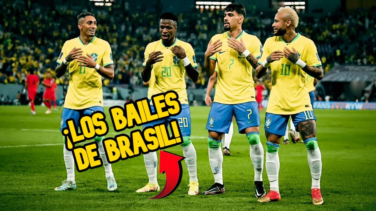 Baile Inspirador de los Jugadores de Brasil 🇧🇷 🕺