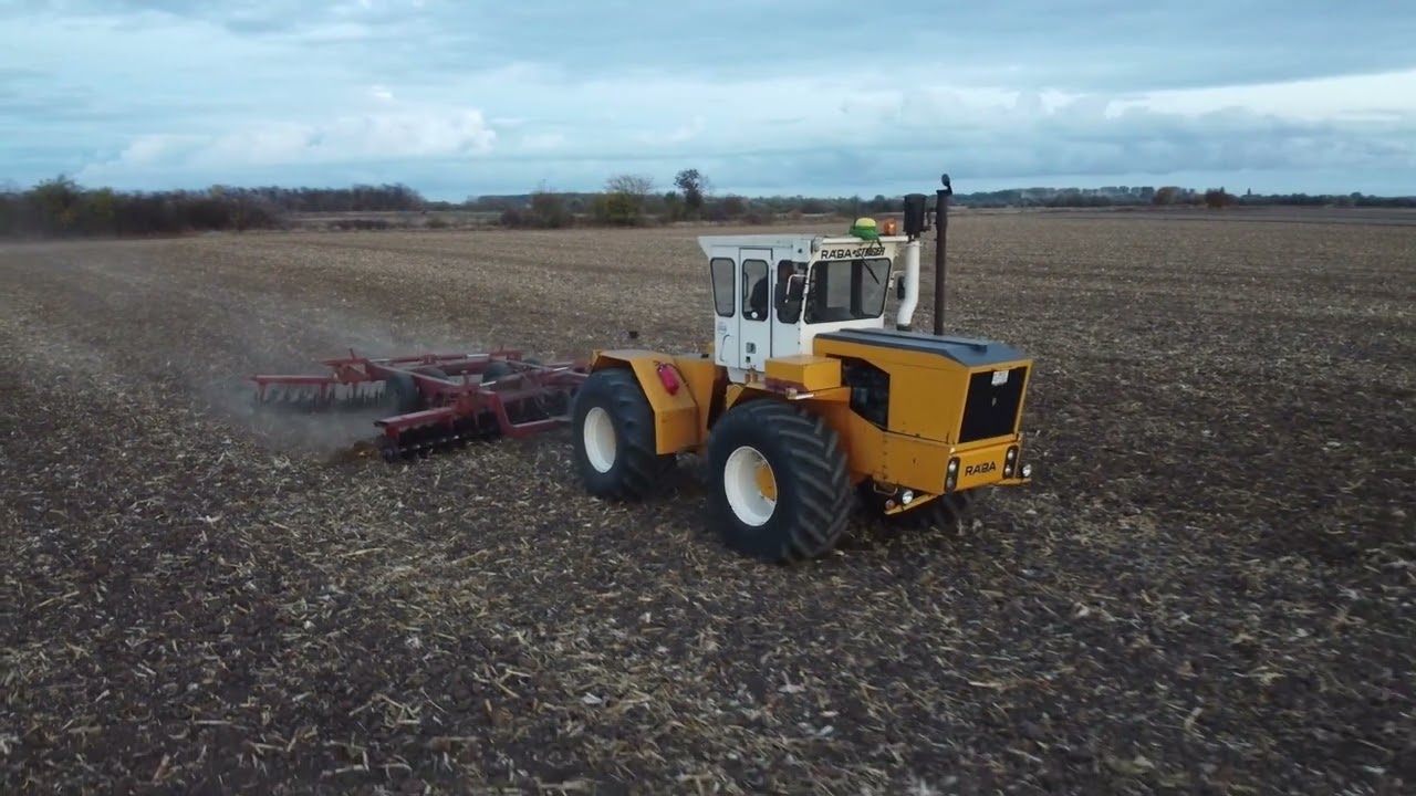 CASE-IH VADERSTAD RAPID 400, RÁBA STEIGER 250- IH TÁRCSA 6.2M