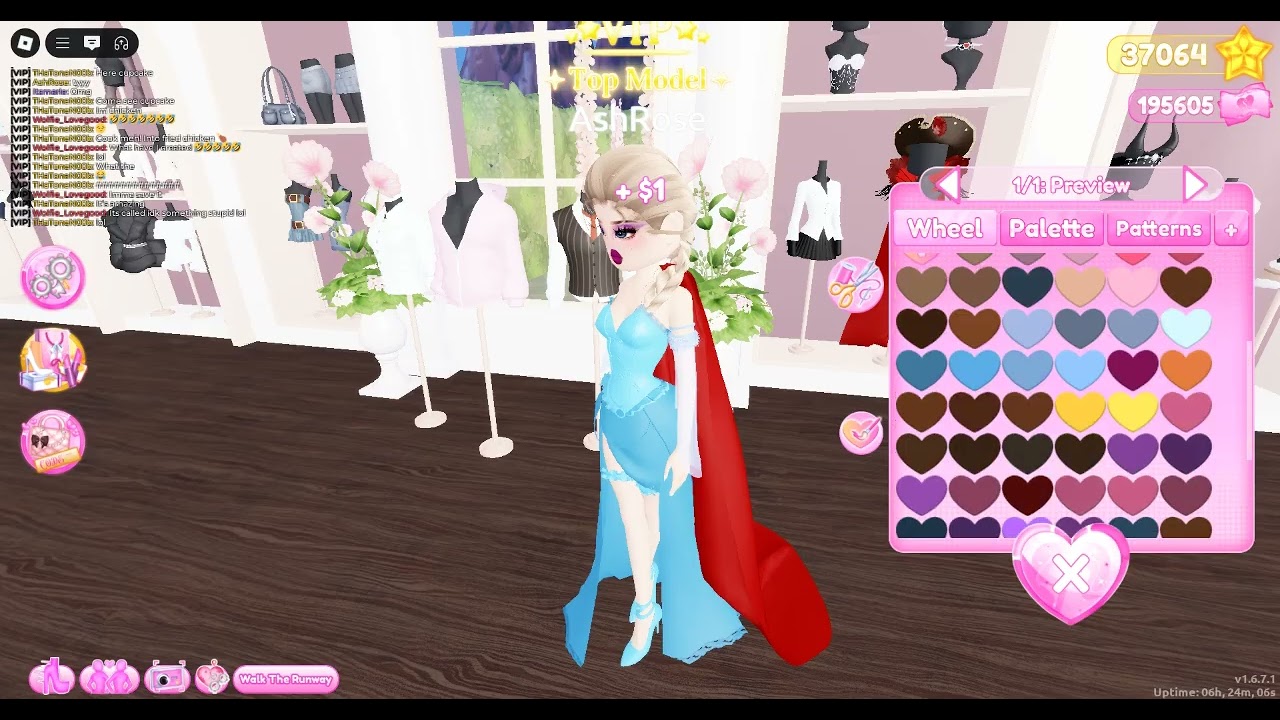 Recreating Elsa from Frozen in Dress to Impress!!!❄🤍 AshRose✨