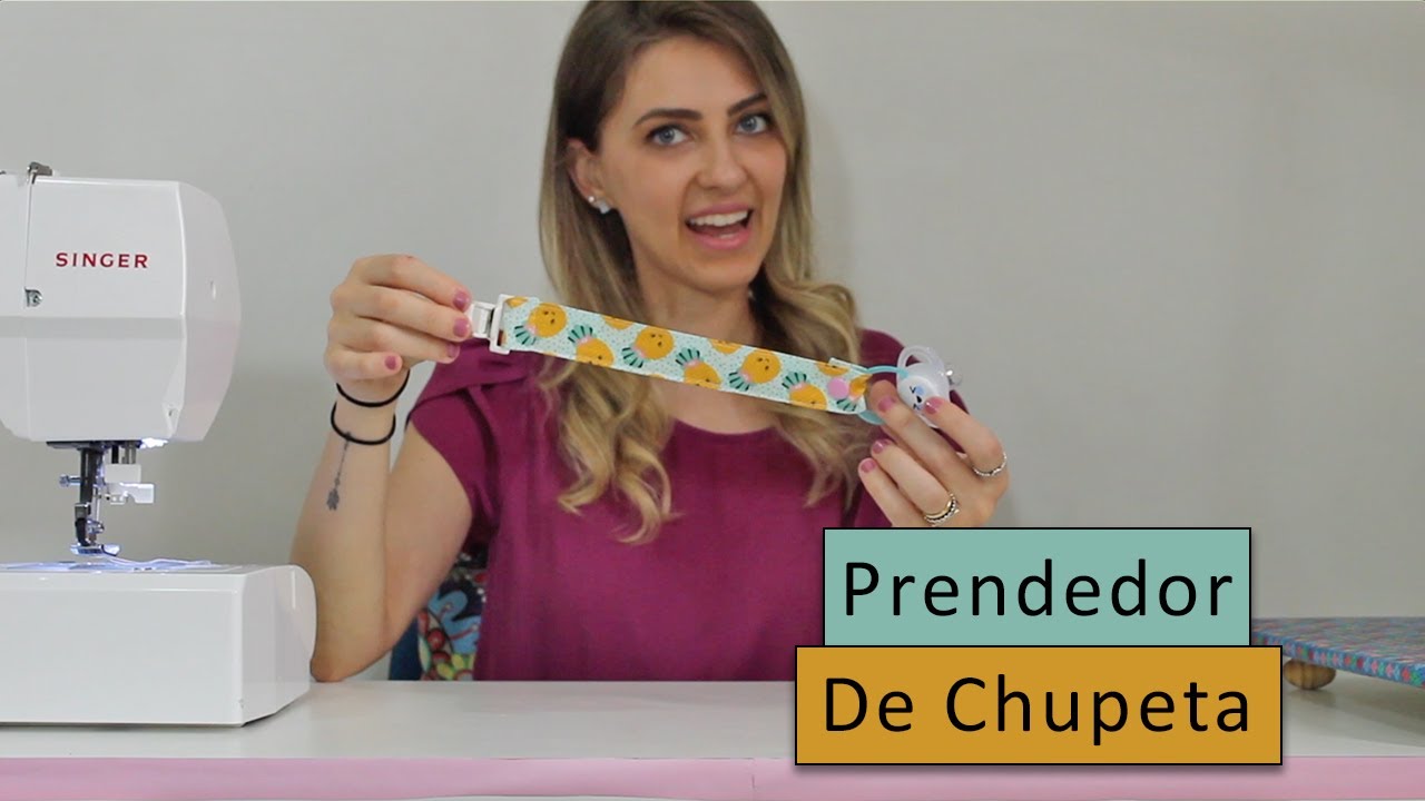 DIY - Como fazer Prendedor de Chupeta?