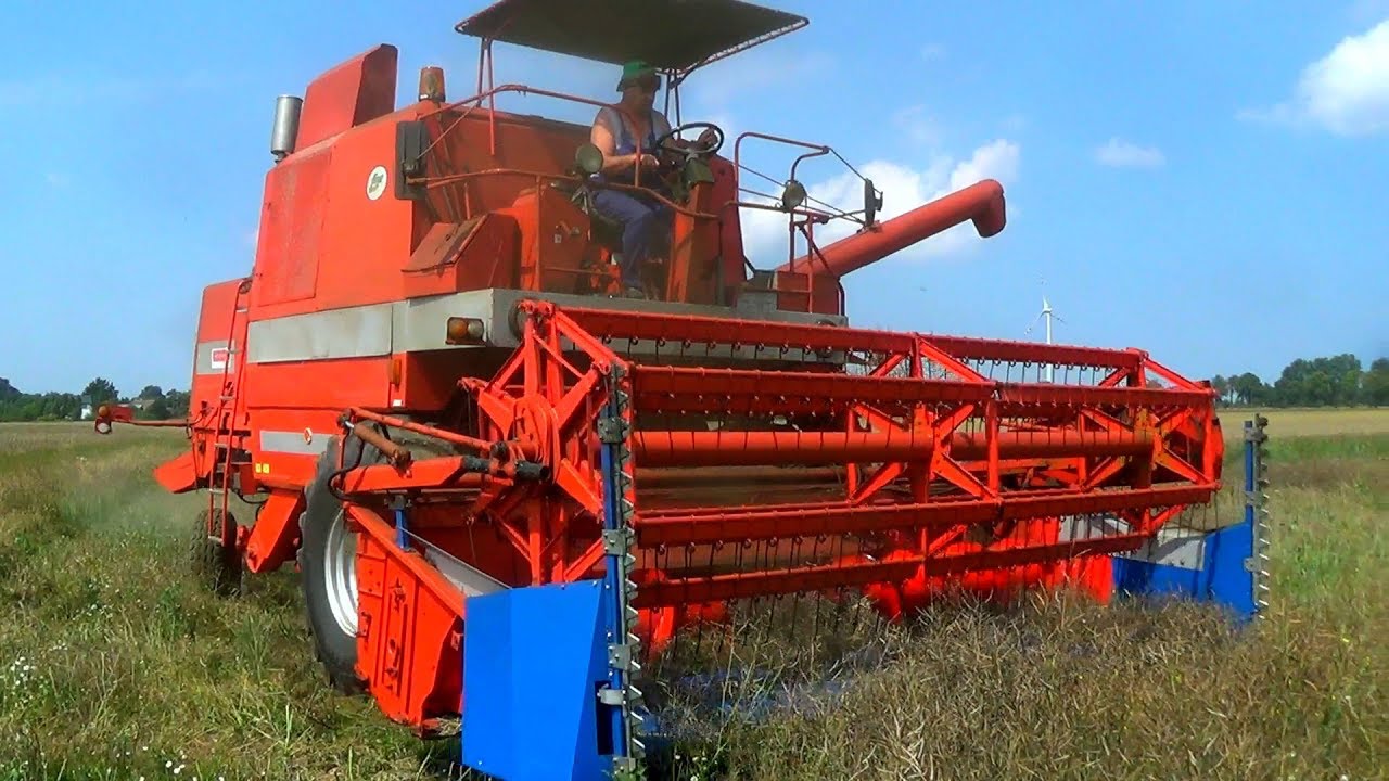 Bizon Super Z057 ze stołem do rzepaku Małe Żniwa