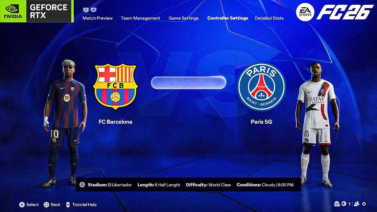 FC 26 - Barcelona vs. PSG | Champions League 2025/2026 Full Match | PC™ [4K60]