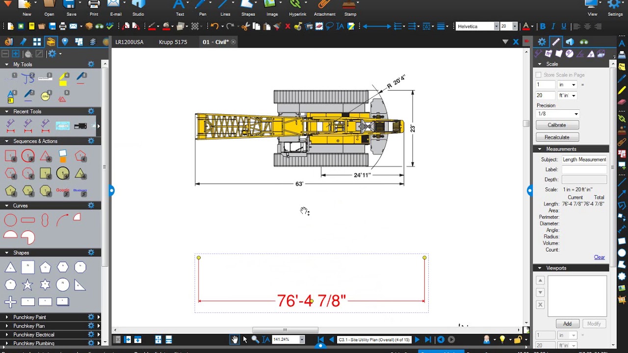 Bluebeam Revu - Copy and scale drawings for coordination.