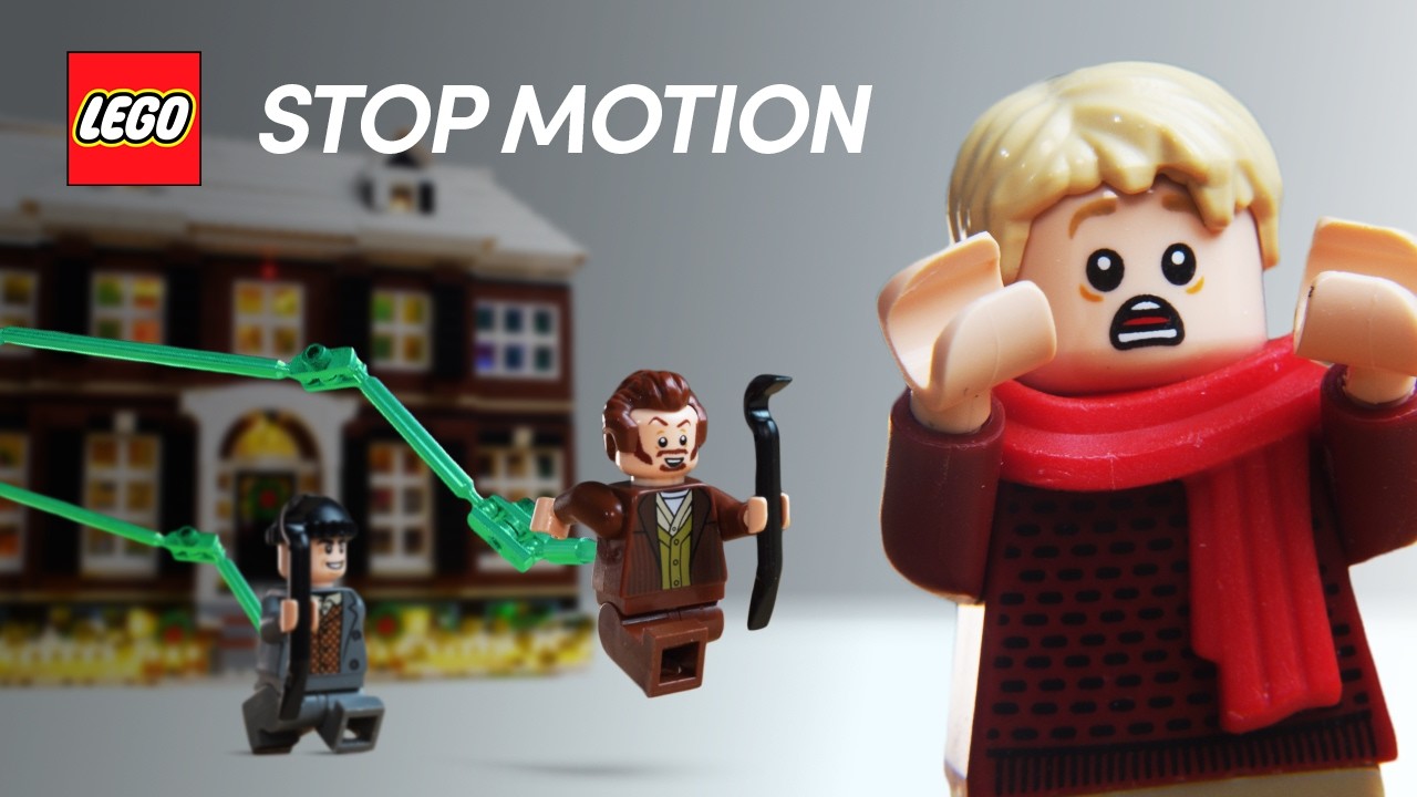 Анимация набора Lego «Один дома»