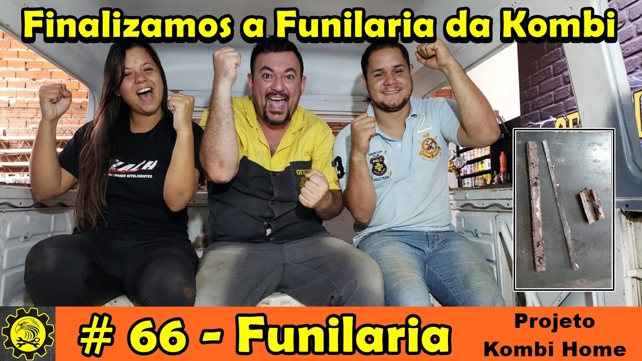 Funilaria 66 / Finalizando os ''Podres'' do Assoalho e das Janelas da Kombi / Projeto Kombi Home