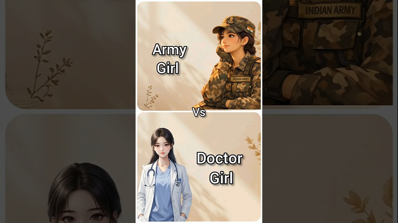 👉 &ldquo;Don&rsquo;t Choose Wrong 😳 Army 🪖 vs Doctor 🩺 #shorts&rdquo; #trending #shortsfeed #choose #viral #indian