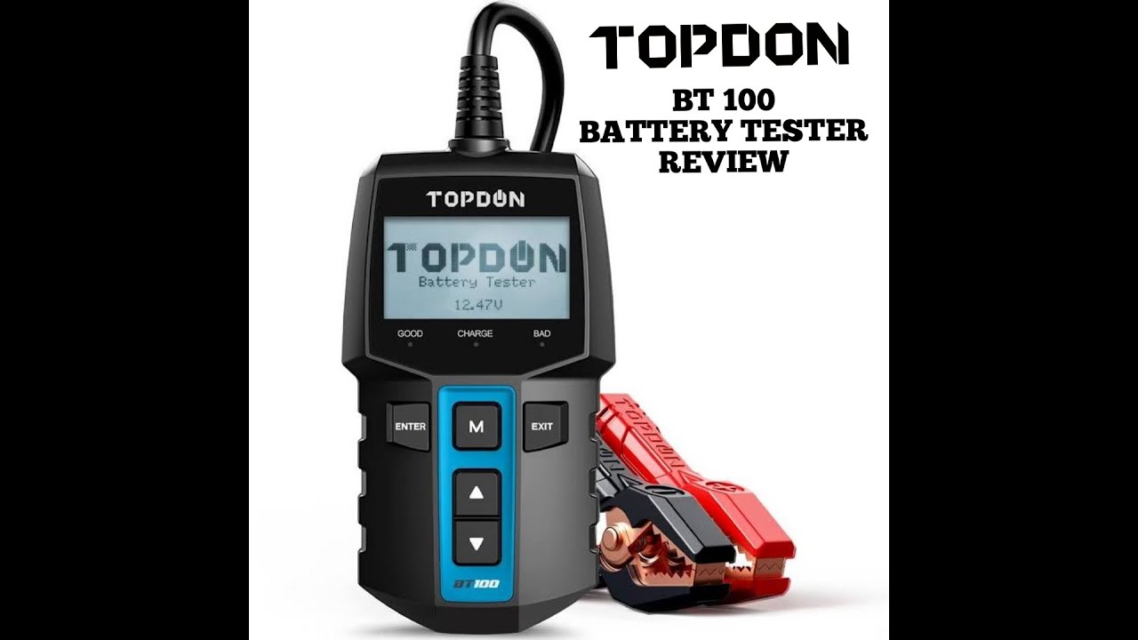 Обзор тестера батарей Topdon BT100