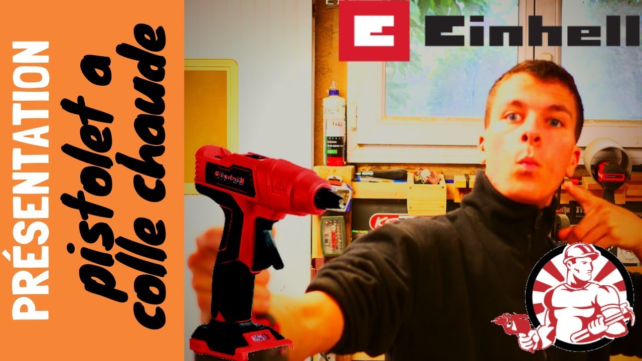 Pistolet &agrave; colle sans fil TE-CG 18 Li Einhell - Pr&eacute;sentation
