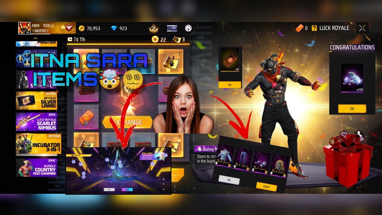 Indonesia 🇮🇩 server new ring event spin/ Halloween event voucher spin/One spin trick #freefiremax