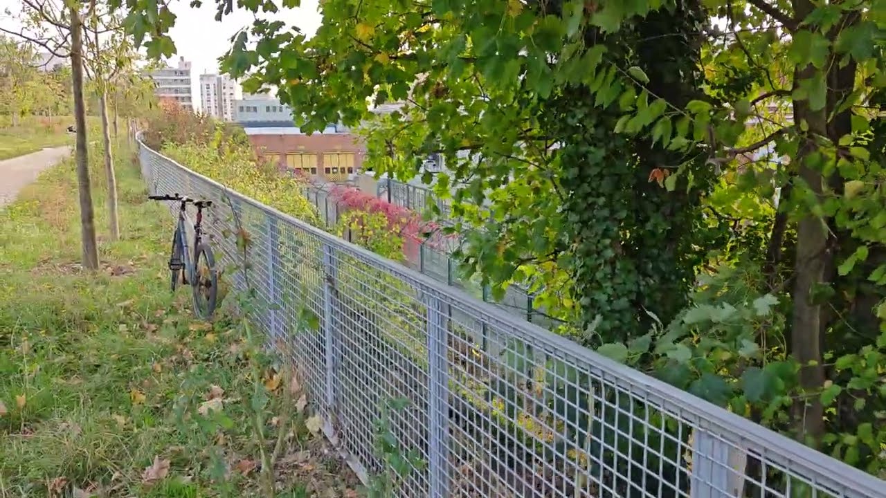 Vieux mur le long des voies ferrées