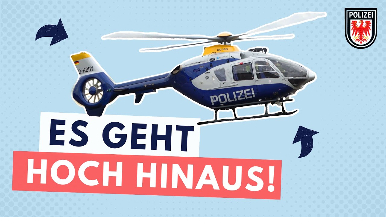 Unterwegs mit dem Polizeihubschrauber: Ein Flug mit dem Helikopter | Vlog #2