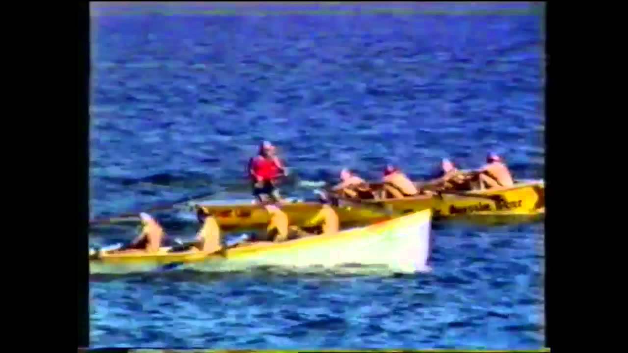 Open Men's Surfboat Final - Australian Titles 1987