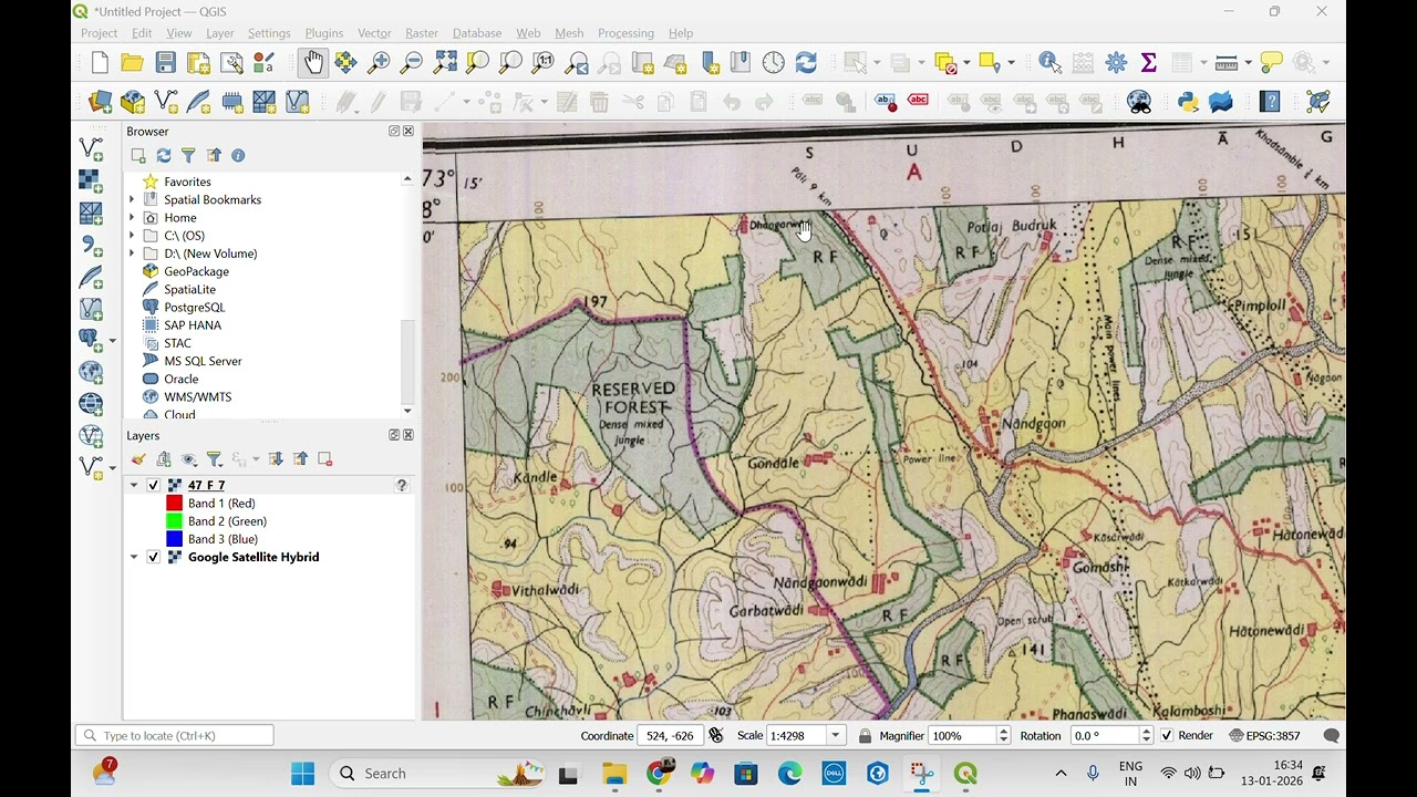 How to Georeferace In QGIS Software