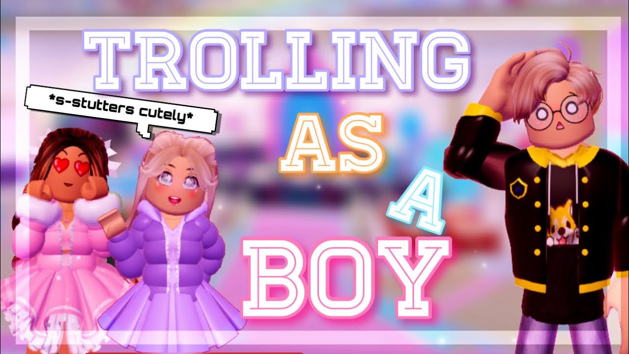 TROLLING AS A BOY in Royale High *things got weird 😀*