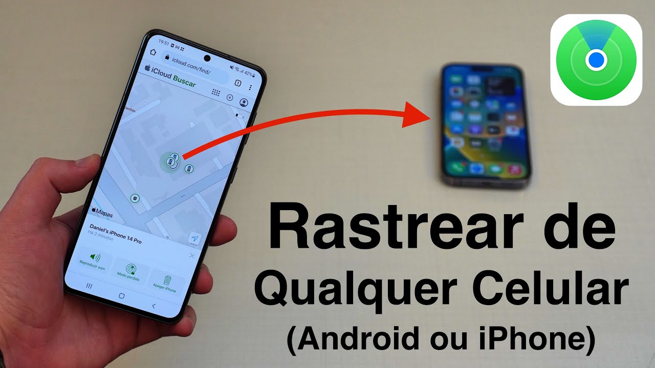 Como Rastrear seu iPhone Perdido/Roubado de QUALQUER outro Celular (Android ou iPhone)