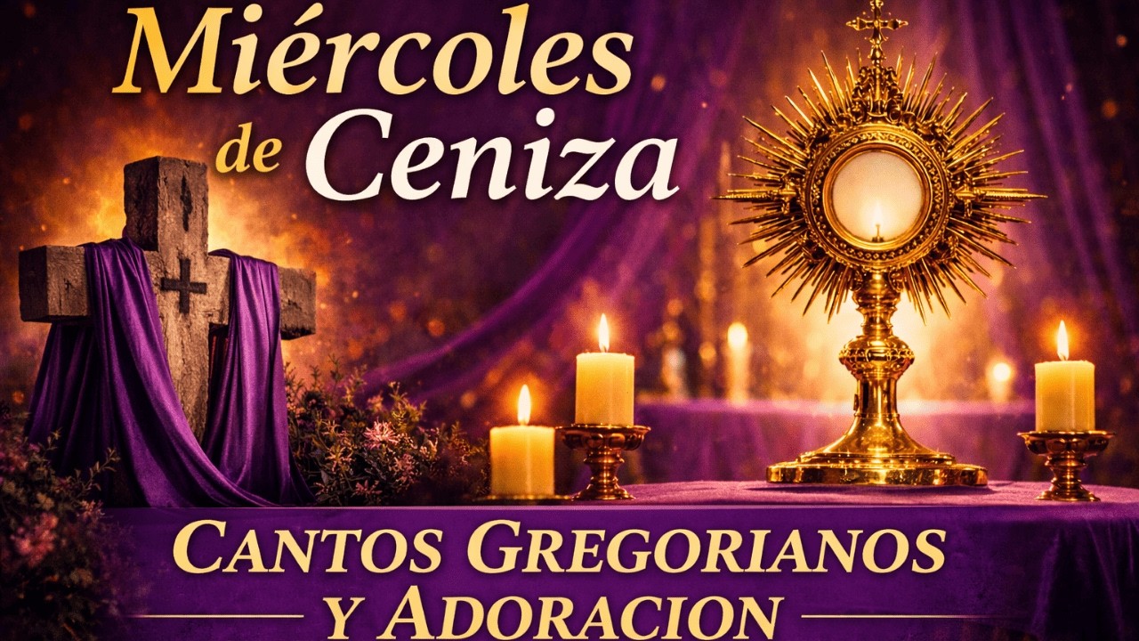 Cantos Gregorianos para el Miércoles de Ceniza ✝️ Inicio de la Cuaresma Adorando al Santísimo
