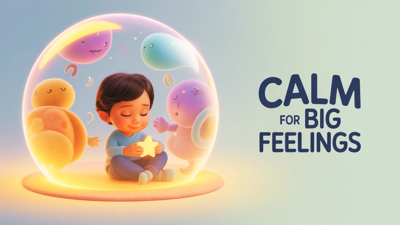 When the World Gets Too Loud 🌙 | Calm Kids Song for Big Feelings, Reset & Relax